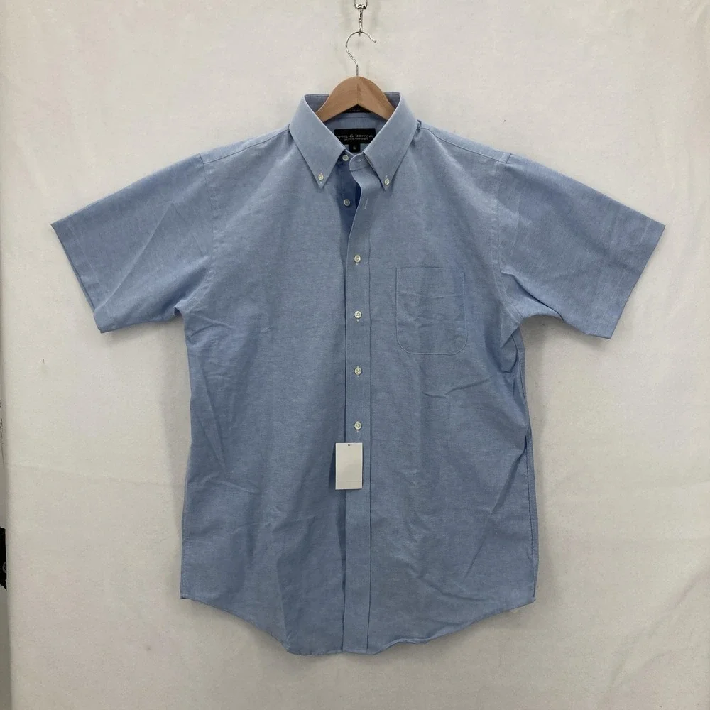 croft and barrow short sleeve dress shirts Men's Croft & Barrow Easy-Care Short Sleeve Dress Shirt Size: S 14-14.5